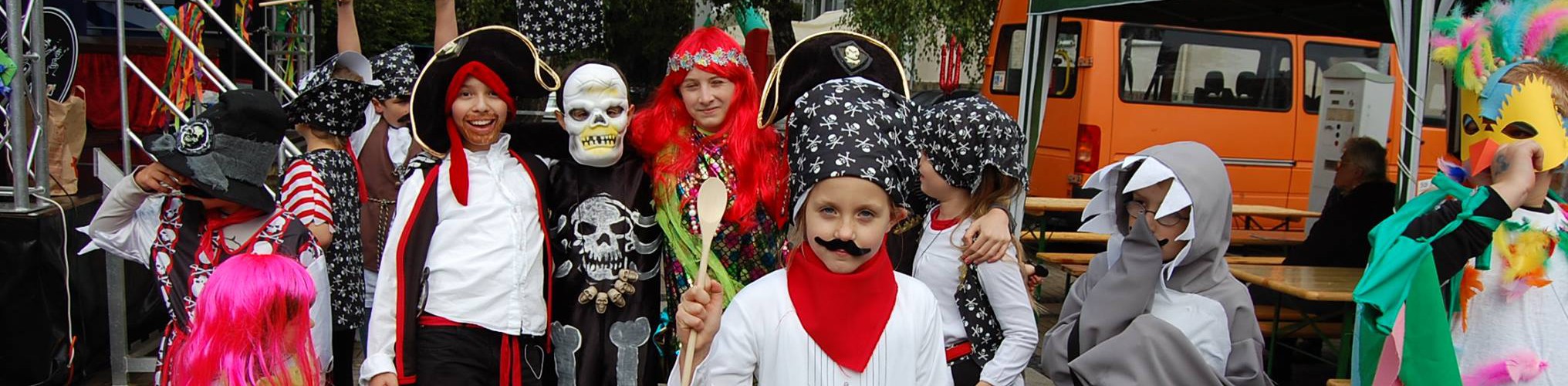 Die Grille Piraten auf dem Weltkindertag