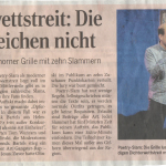 Presse Poetry slam
